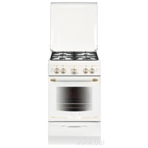 4 Burners Gas Oven With Removable Lid